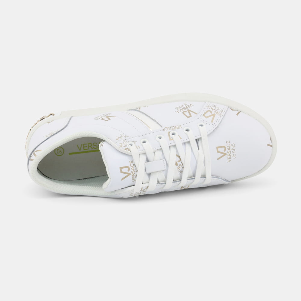 Versace Sapatilhas Sneakers Shoes Vtbsf2 White Branco Shot10