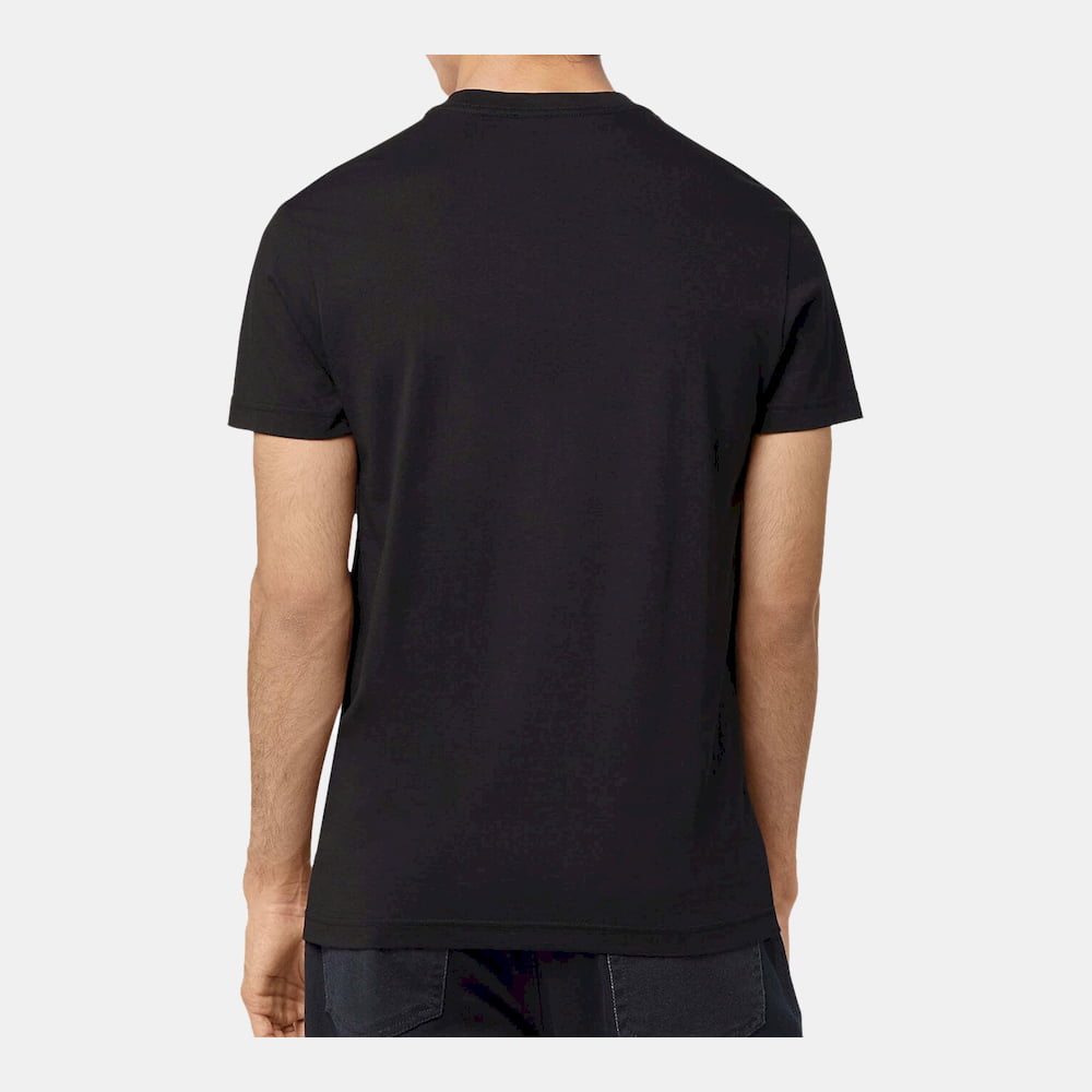 Versace T Shirt 72gaht02 Cj00t Blk Black Preto Preto Shot4