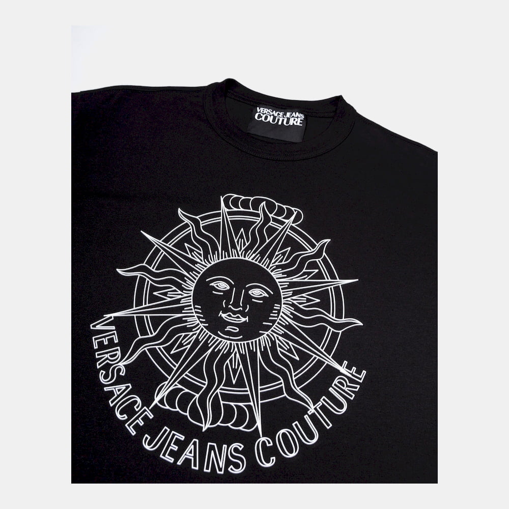 Versace T Shirt 72gaht11 Black Preto Shot8