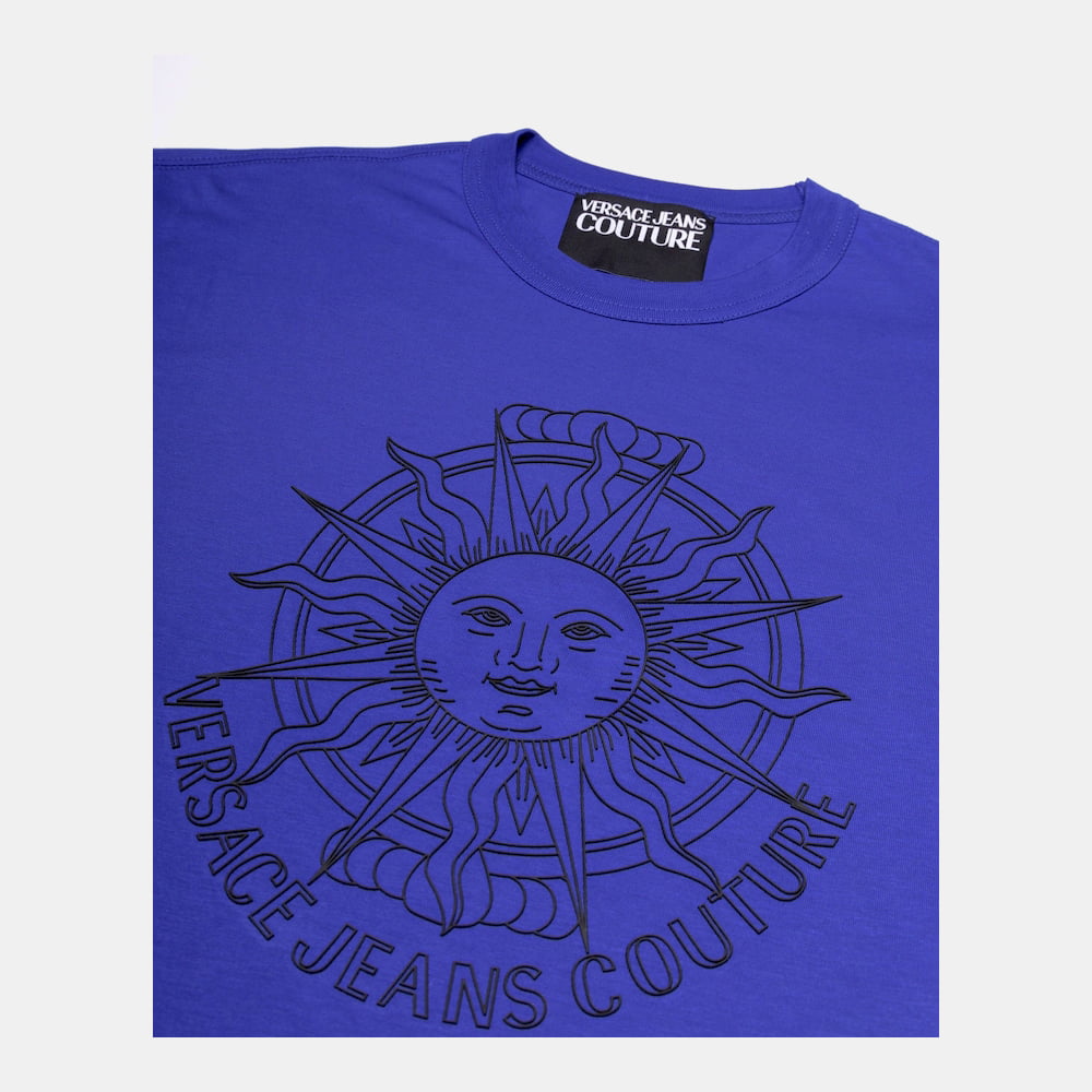 Versace T Shirt 72gaht11 Blue Azul Shot8