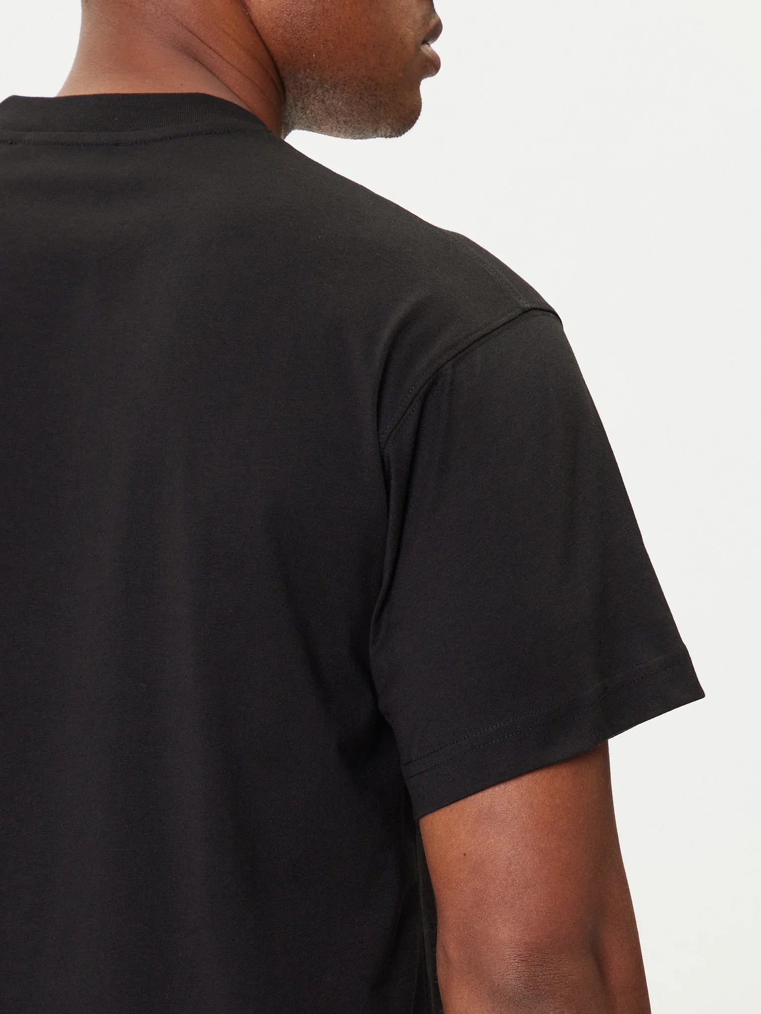 Versace T Shirt 79gahp10 Black Preto_shot5