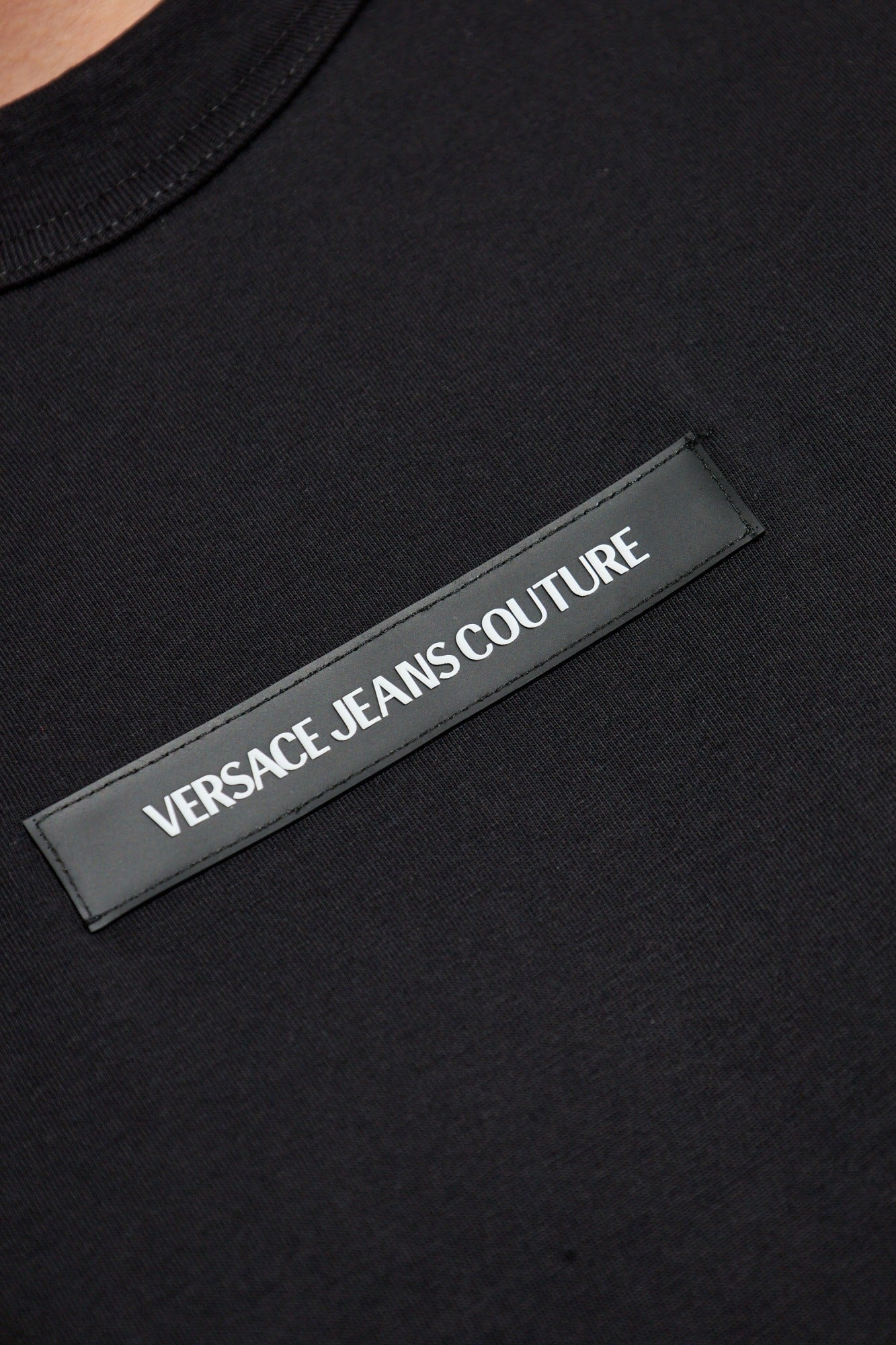 Versace T Shirt 79gaht02 Black Preto_shot5