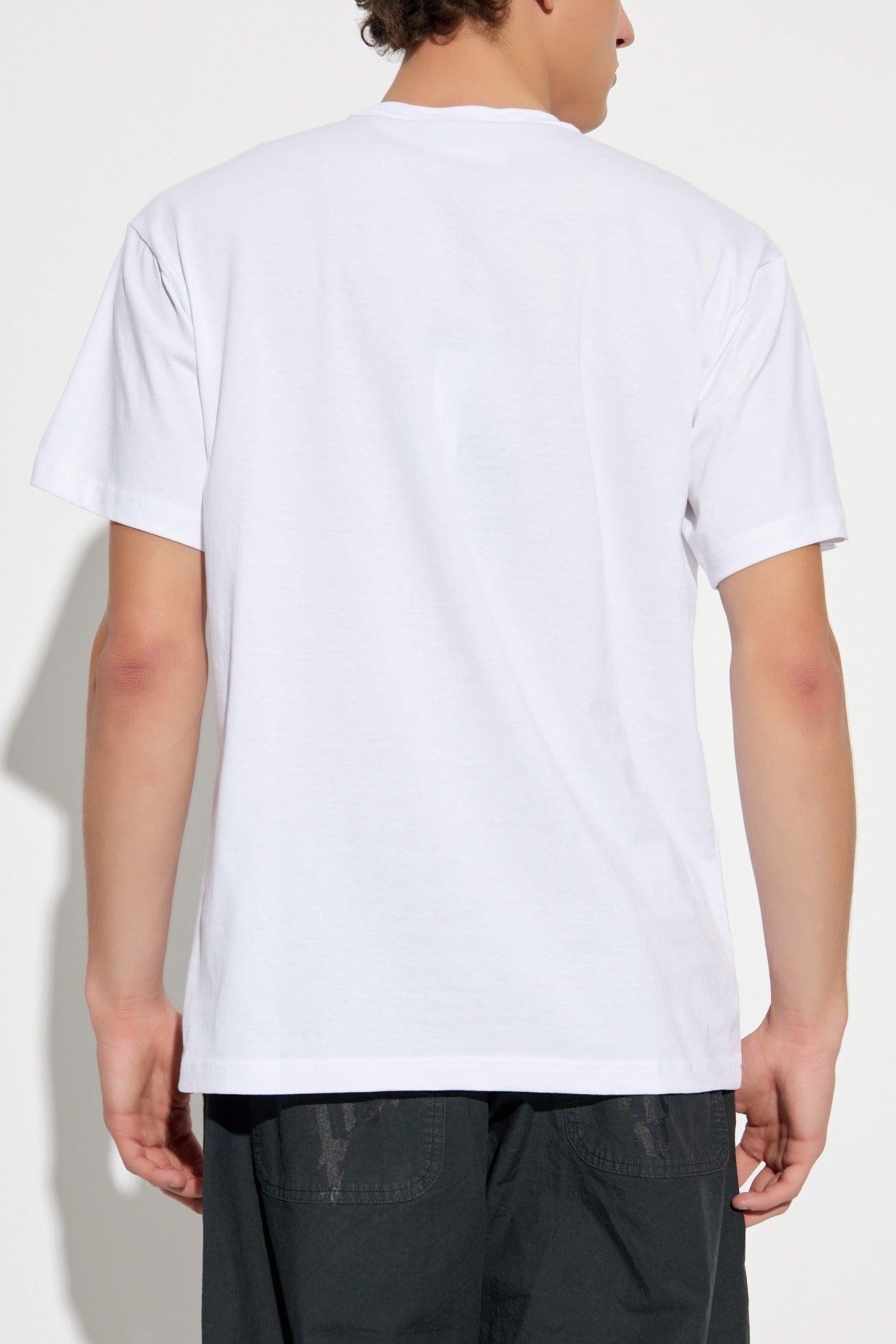 Versace T Shirt 79gaht02 White Branco_shot4