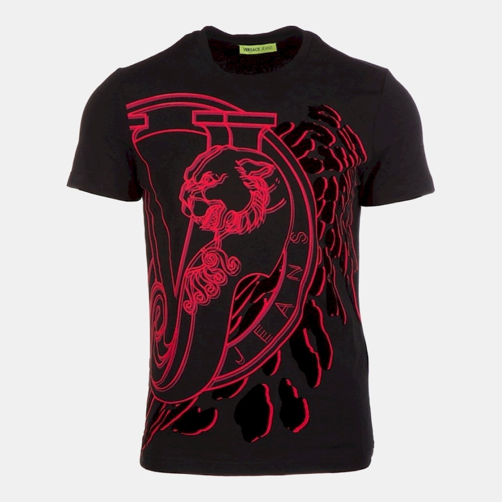 Versace T Shirt B3gqb734 Black Preto Shot2