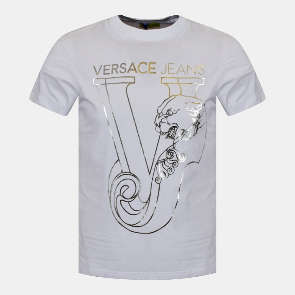 Versace T Shirt B3gqb7tc White Branco Shot2