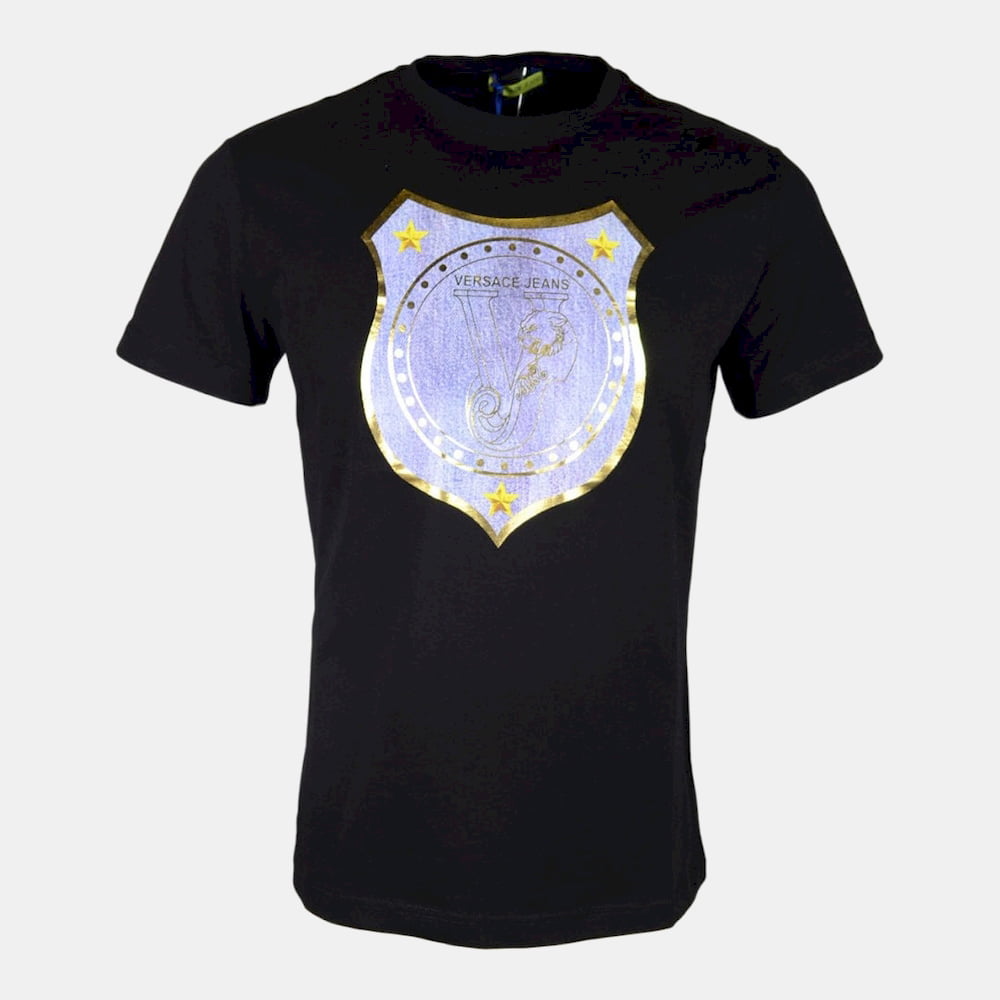 Versace T Shirt B3gtb73c Black Preto Shot2