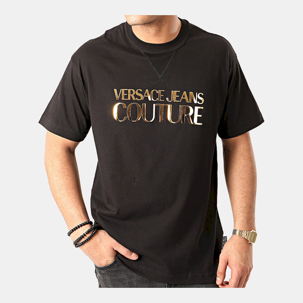 Versace T Shirt B3gva7ea Blk Gold Preto Ouro Shot10