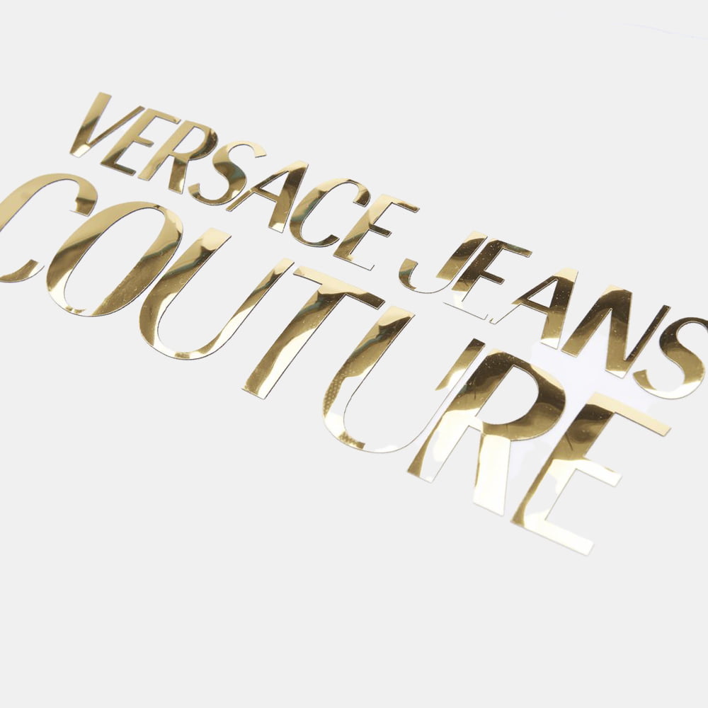 Versace T Shirt B3gva7ea Whi Gold Branco Dourado Shot5