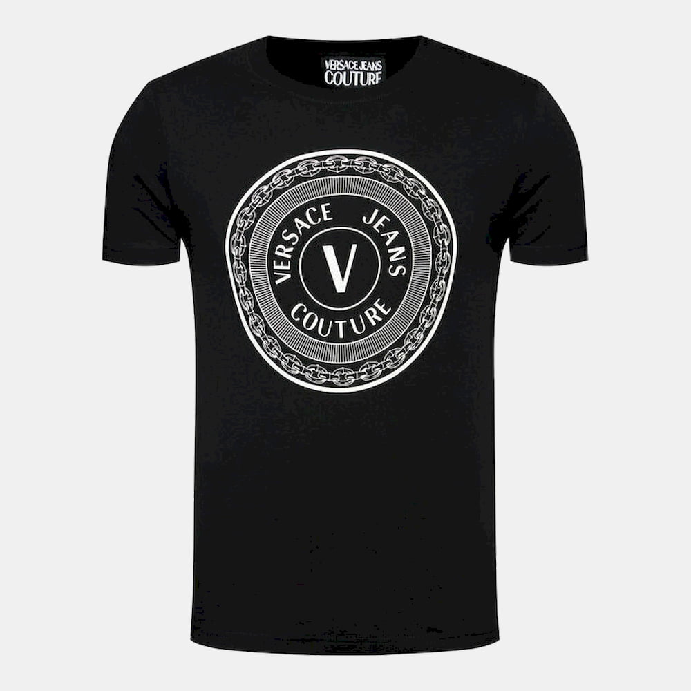 Versace T Shirt B3gwa7t Blk White Preto Branco Shot8