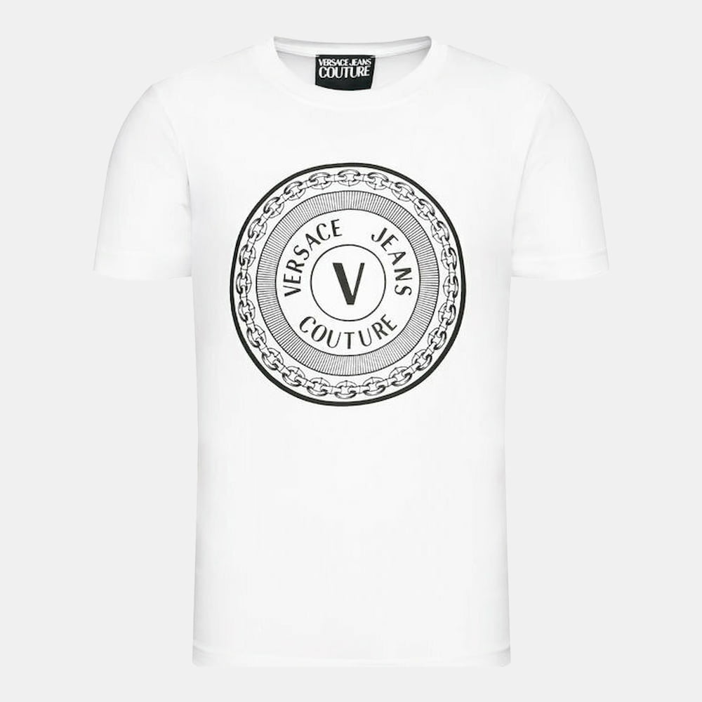 Versace T Shirt B3gwa7t White Blk Branco Preto Shot10