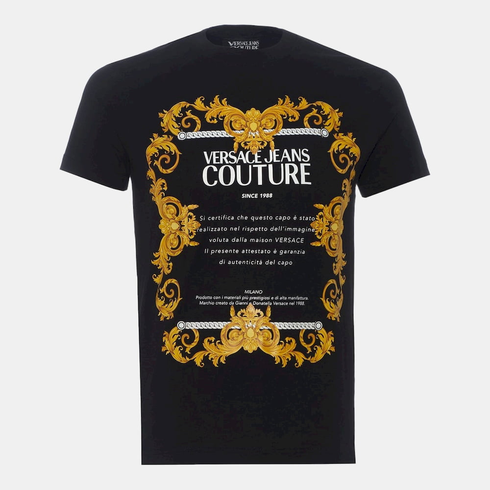 Versace T Shirt B3gza7tg Black Preto Shot2