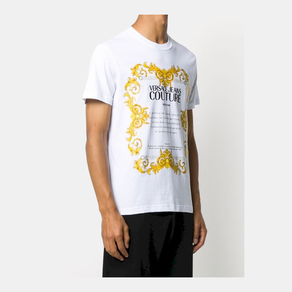 Versace T Shirt B3gza7tg White Branco Shot6