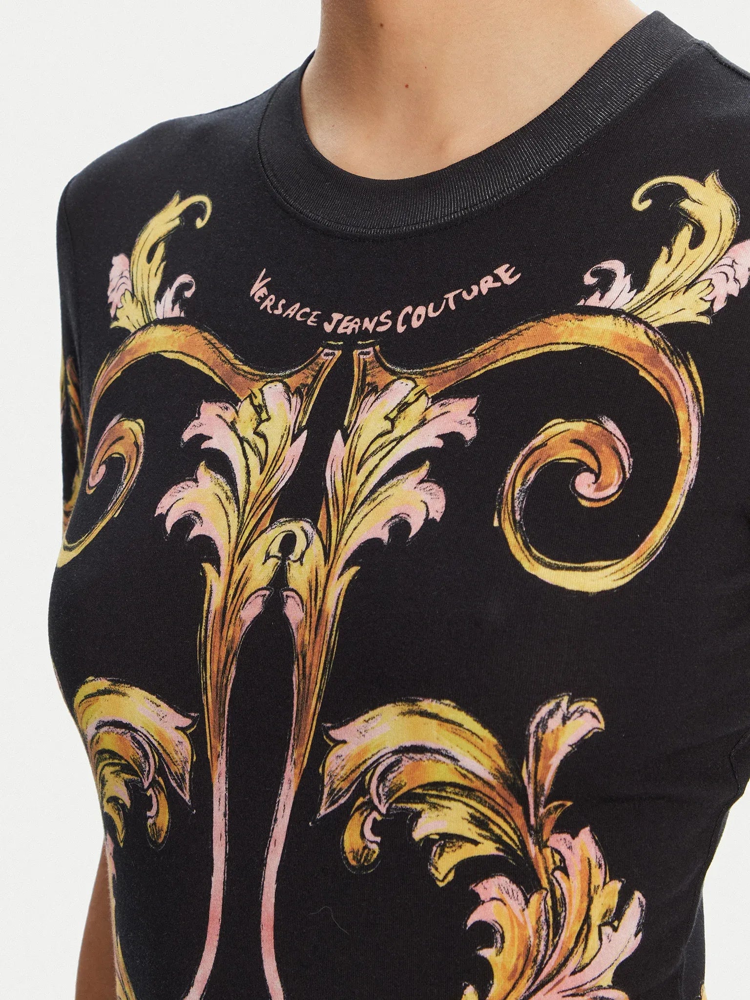 Versace Vestido Dress 78hao9p9 Blk Gold Preto Ouro_shot4