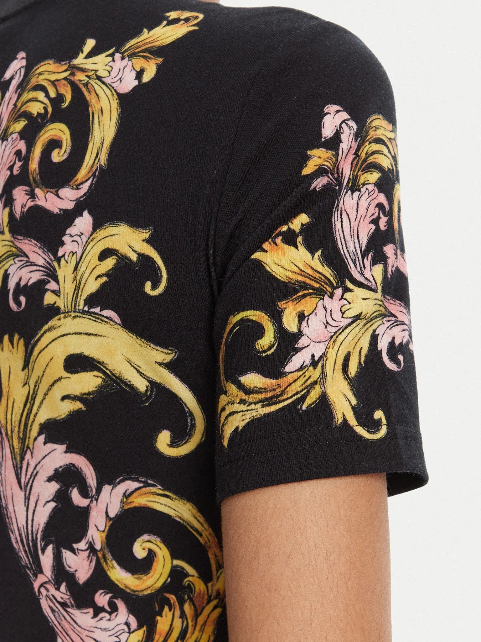 Versace Vestido Dress 78hao9p9 Blk Gold Preto Ouro_shot5