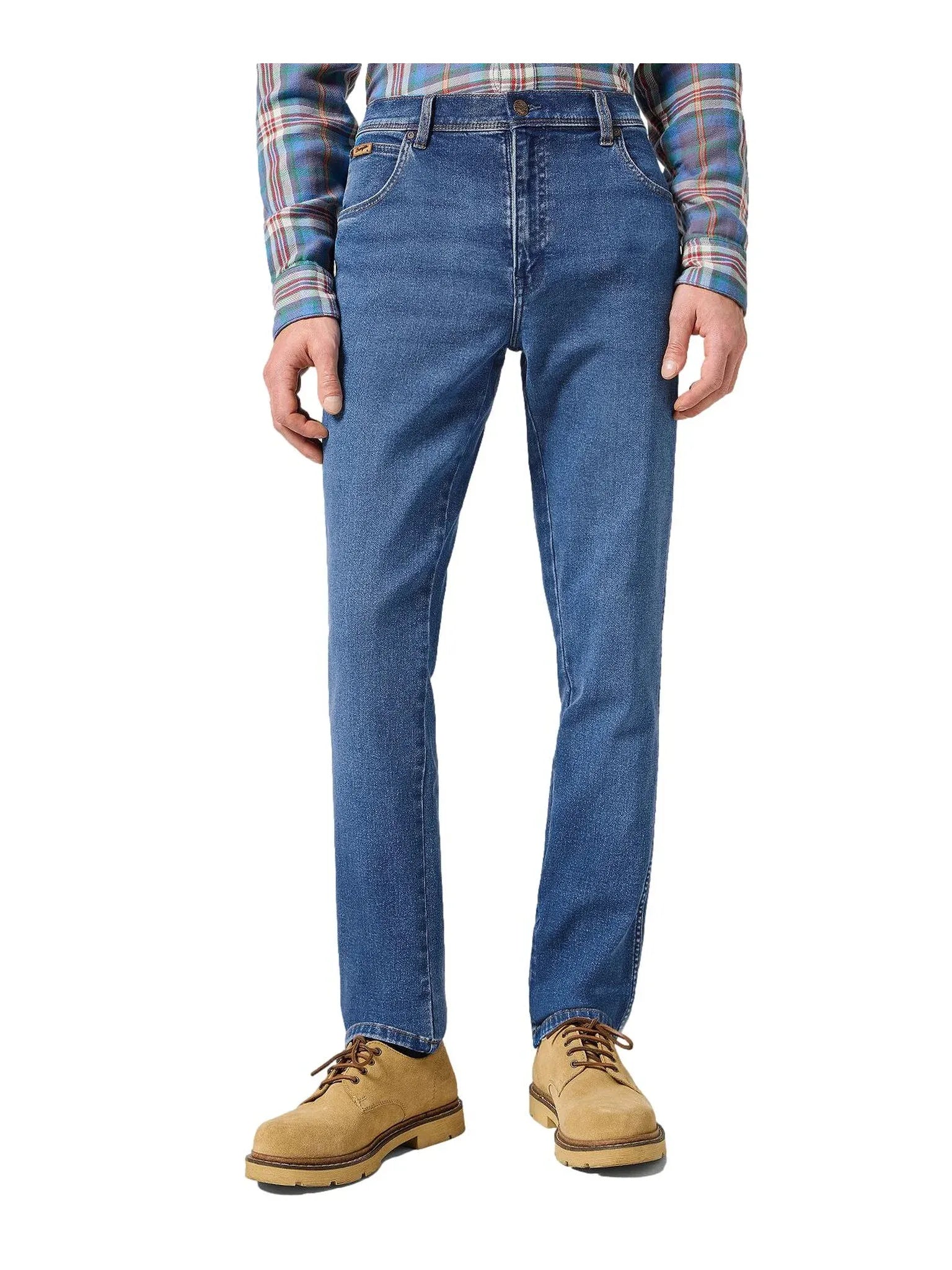 Wrangler Calcas Trousers Texas 11235821 Med. Wash Medium Wash_shot2