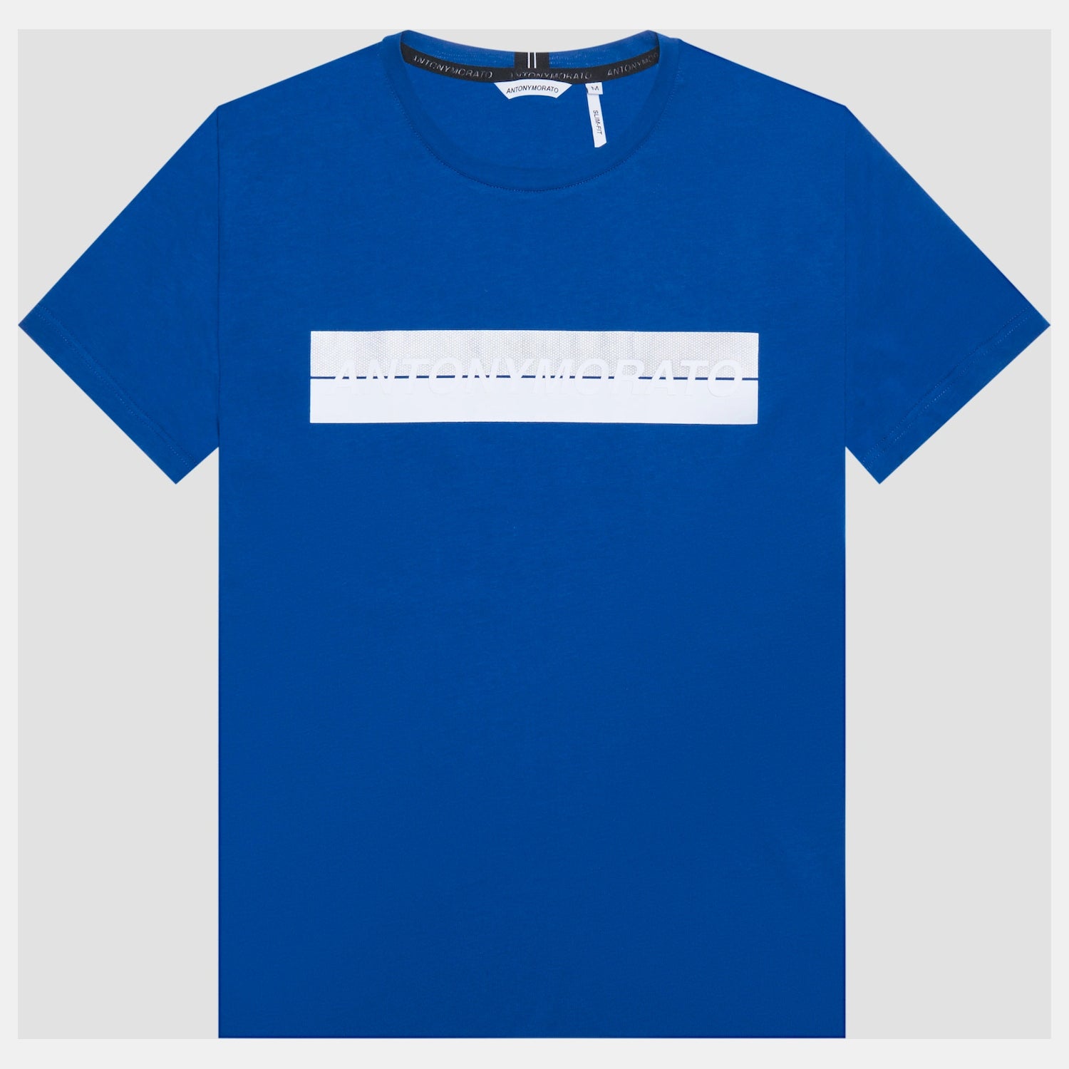 Antony Morato T Shirt Mmks02222 Blue Azul_shot1