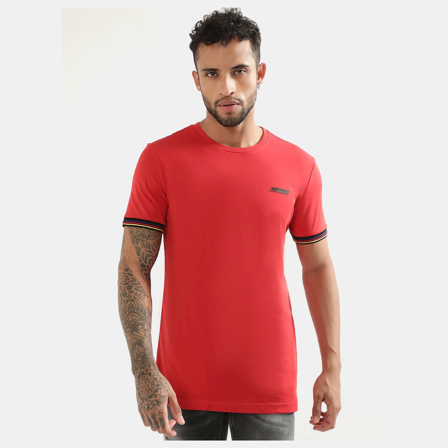 Antony Morato T Shirt Mmks02230 Red Vermelho_shot1