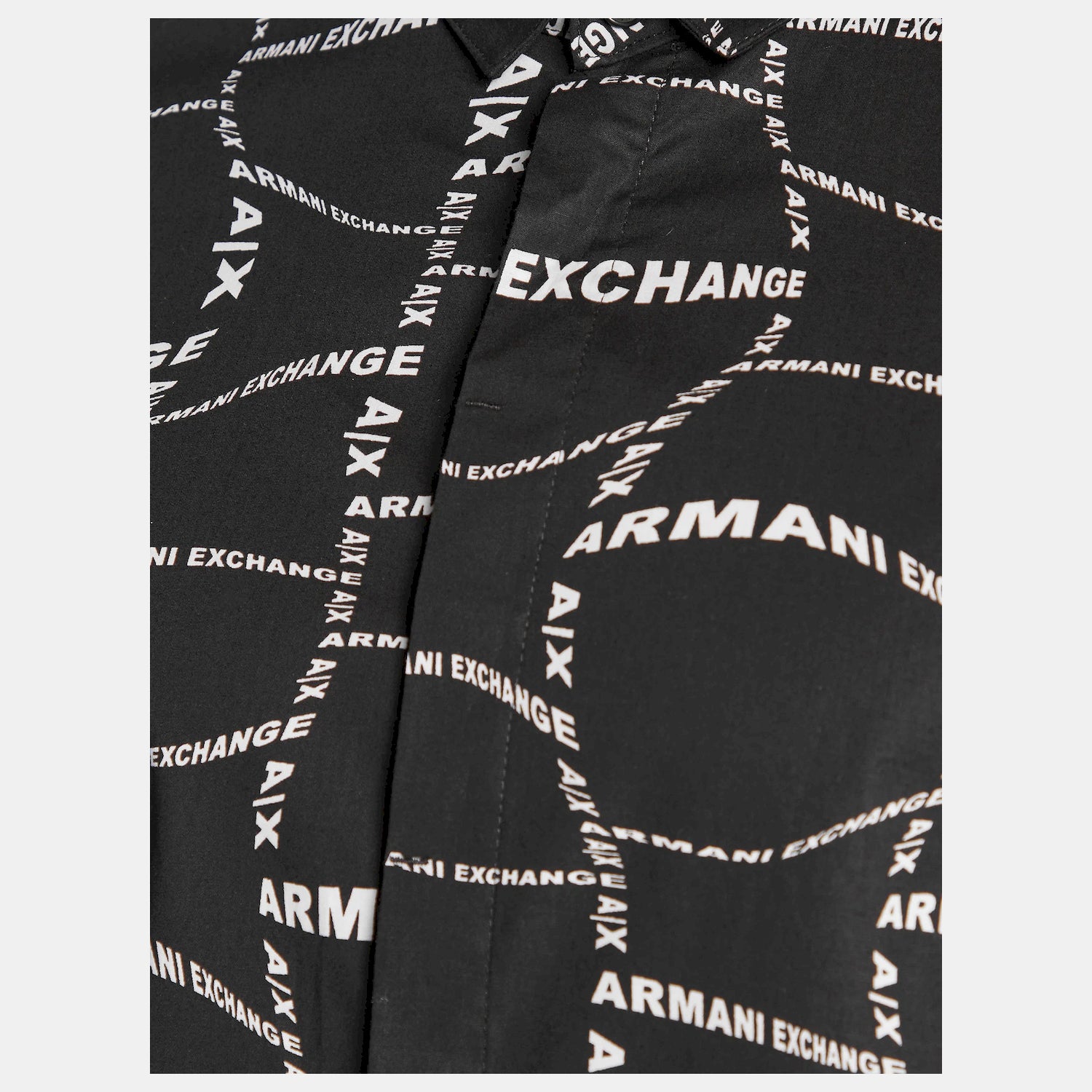 Armani Exchange Camisa  Shirt 3rzc04 Zneaz Black Preto_shot2