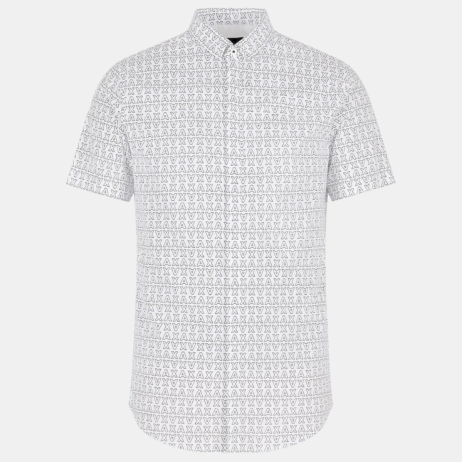 Armani Exchange Camisa  Shirt 6rzc04 Zneaz White Branco_shot1