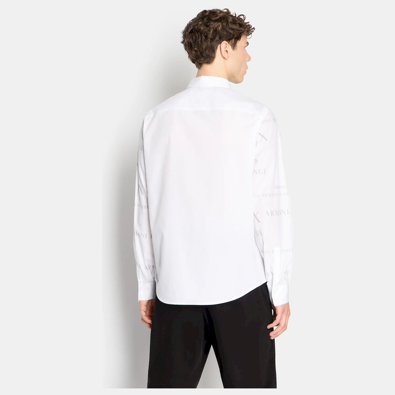 Armani Exchange Camisa  Shirt 6rzc17 Znxlz White Branco_shot2