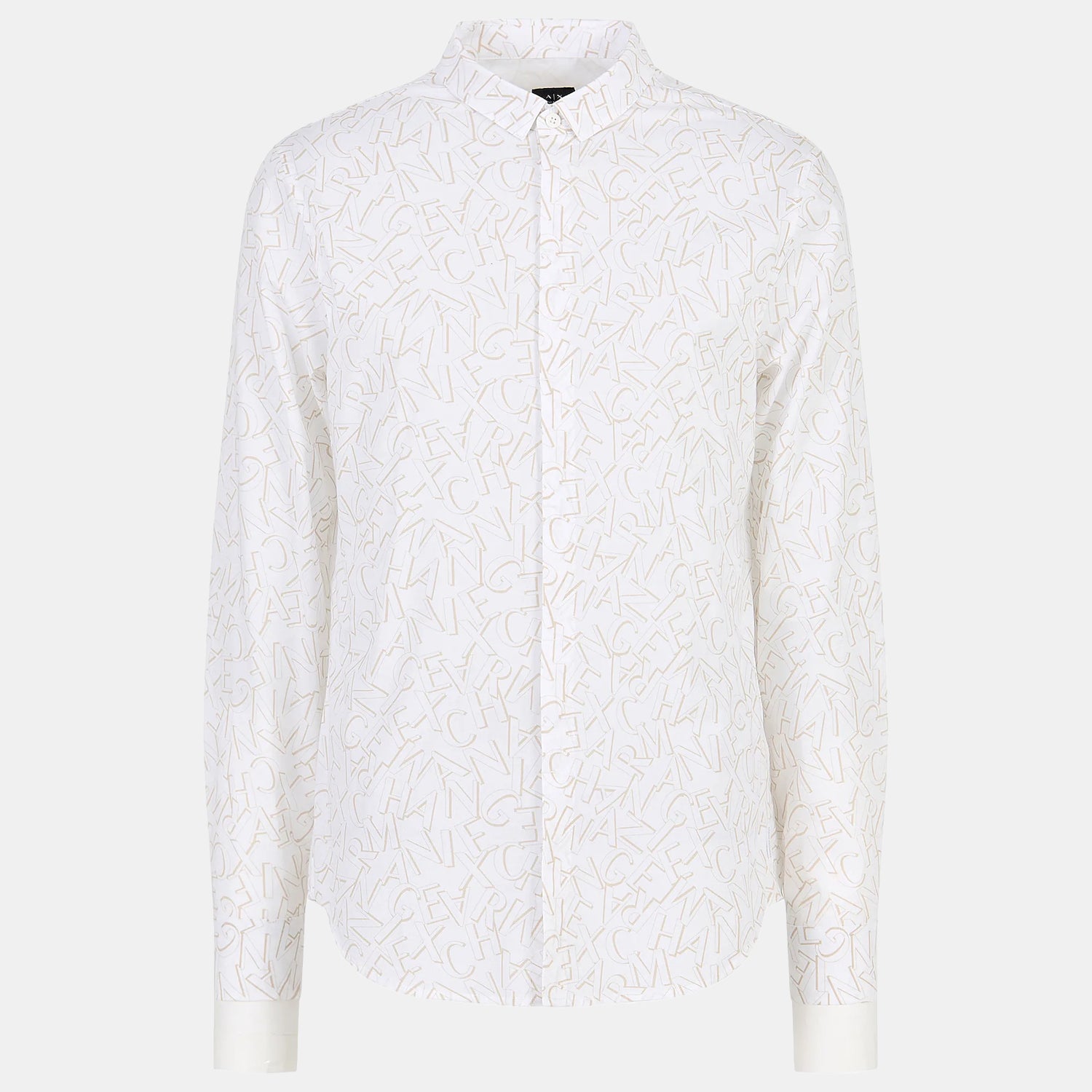 Armani Exchange Camisa  Shirt 6rzc25 Zneaz White Branco_shot3