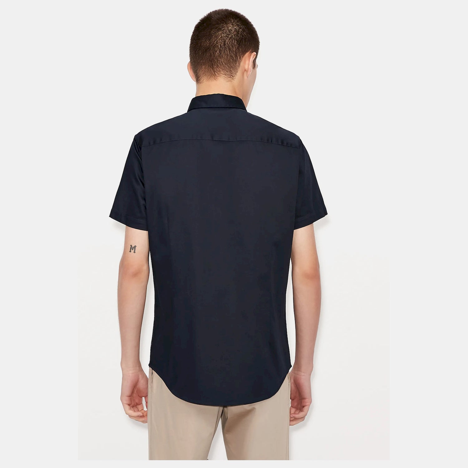 Armani Exchange Camisa  Shirt 8nzcbf Zn10z Navy Navy_shot1