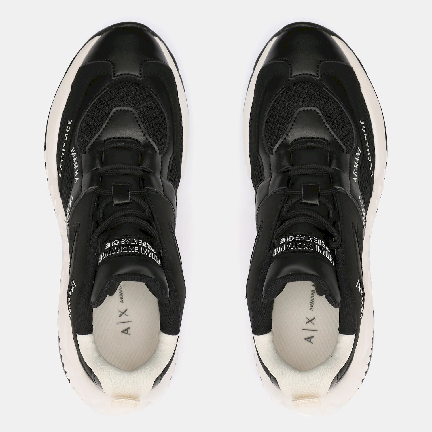 Armani Exchange Sapatilhas Sneakers Shoes Xdx120 Xv708 Black Preto_shot4