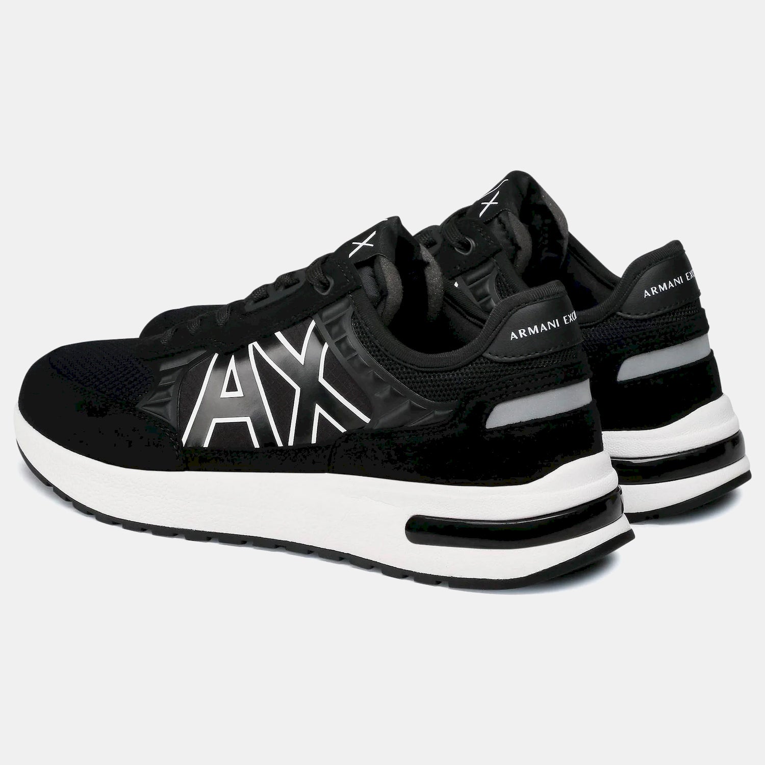 Armani Exchange Sapatilhas Sneakers Shoes Xux090 Xv276 Black Preto_shot3