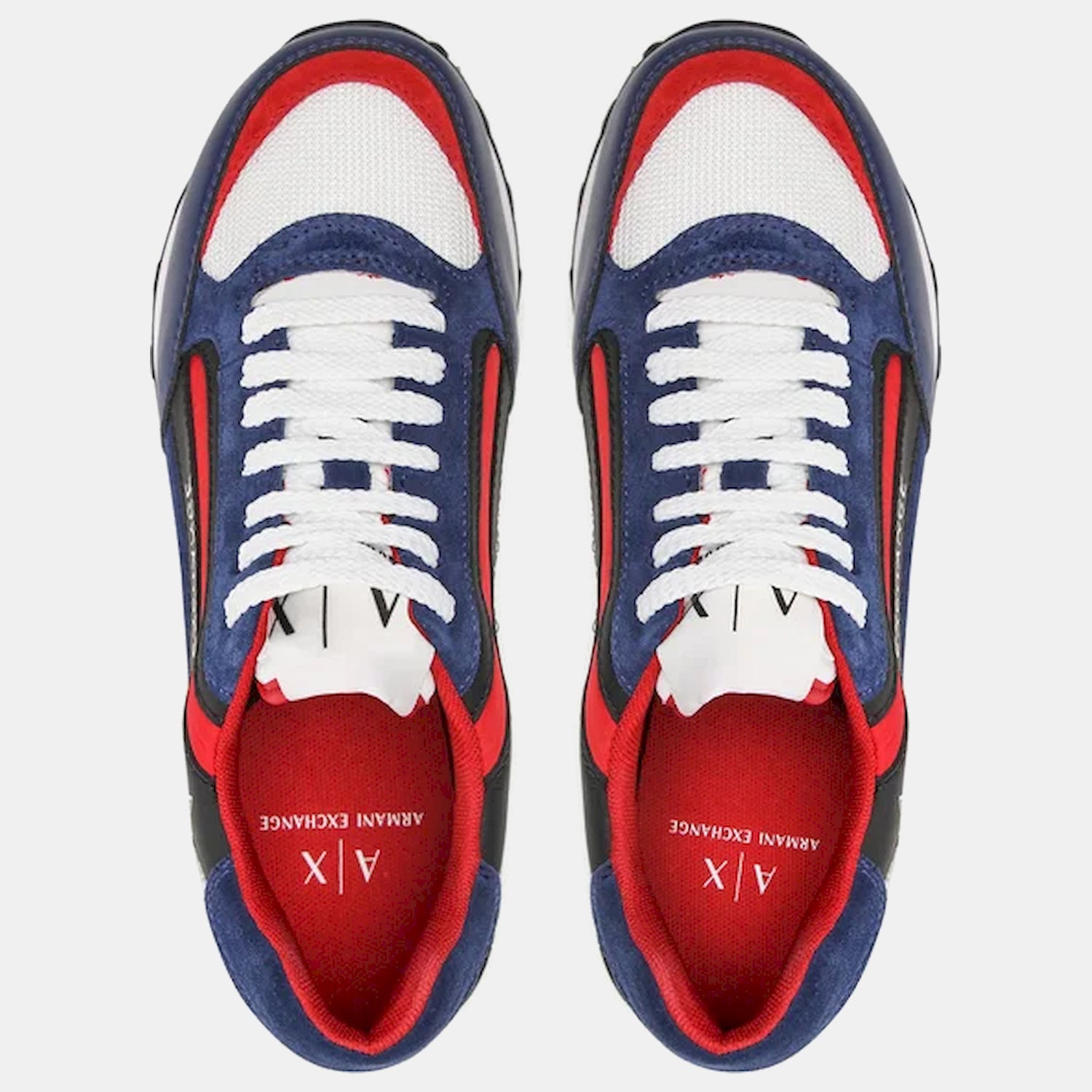 Armani Exchange Sapatilhas Sneakers Shoes Xux101 Xv294 Navy Red Navy Vermelho_shot3