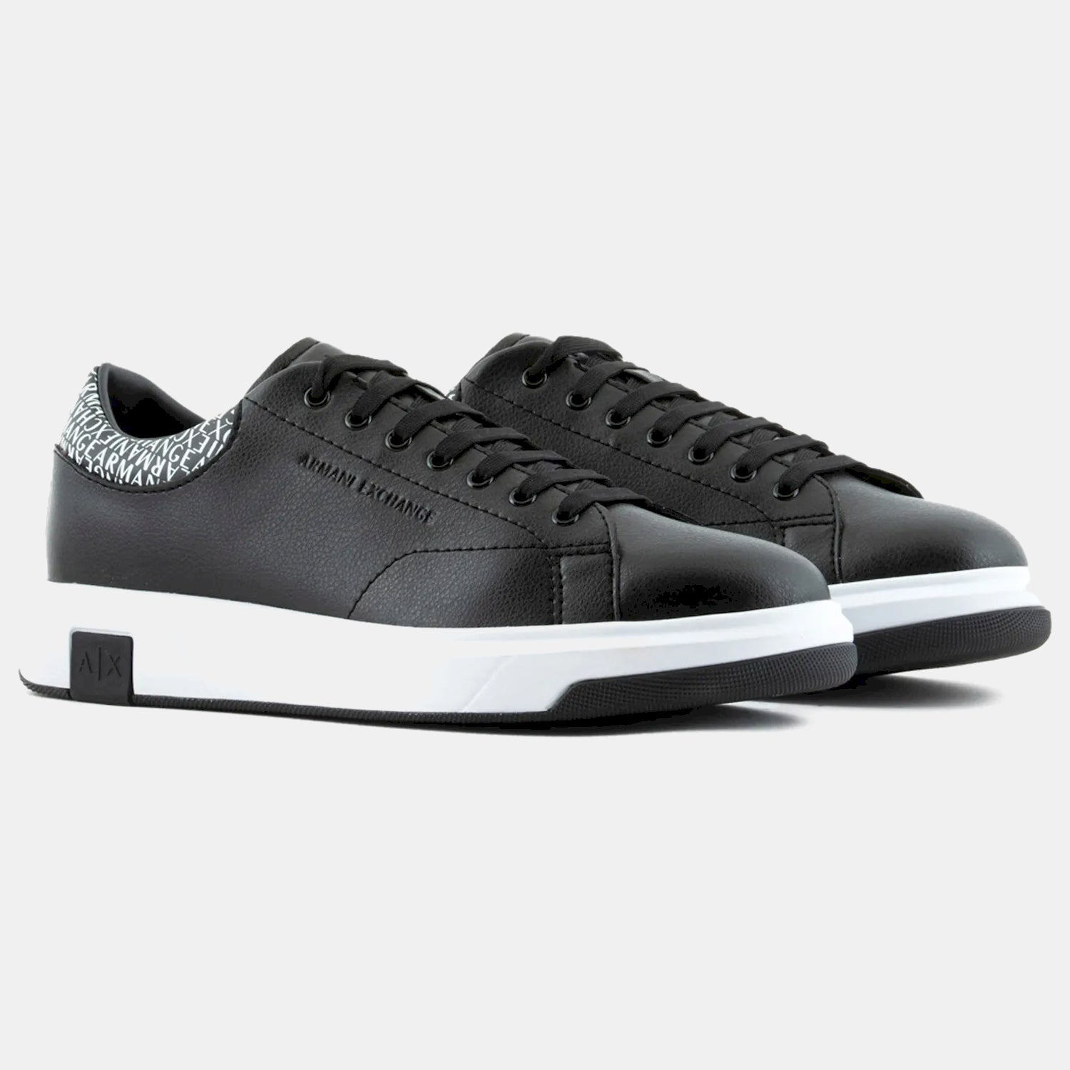 Armani Exchange Sapatilhas Sneakers Shoes Xux123 Xv761 Black.logo Preto_shot1