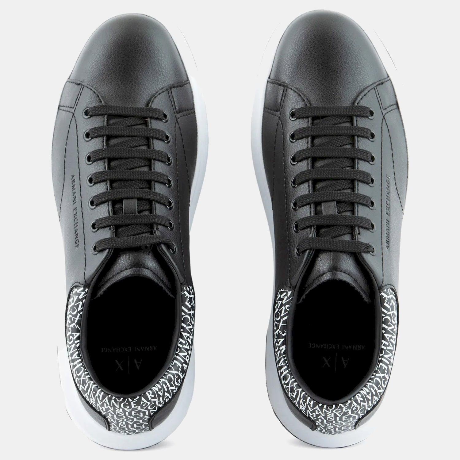 Armani Exchange Sapatilhas Sneakers Shoes Xux123 Xv761 Black.logo Preto_shot2
