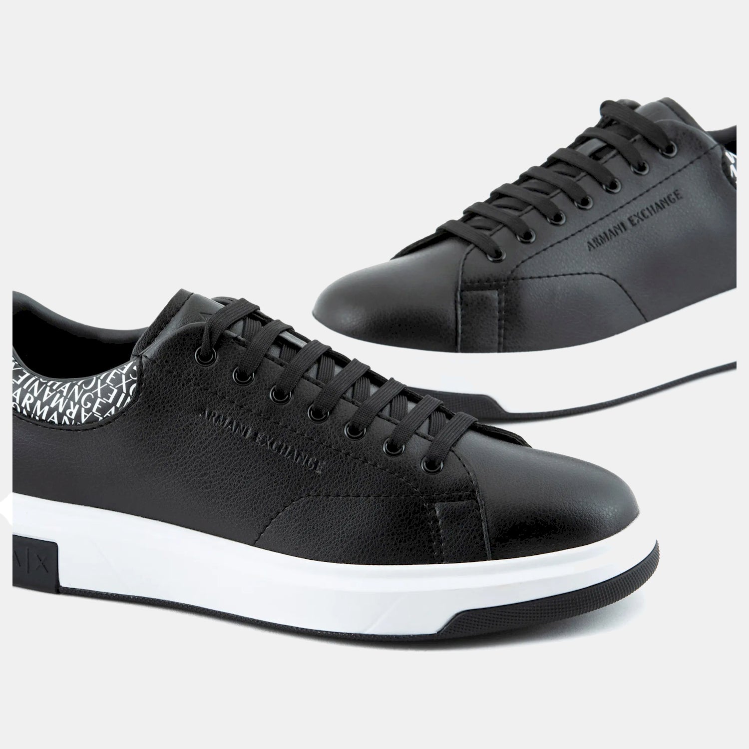 Armani Exchange Sapatilhas Sneakers Shoes Xux123 Xv761 Black.logo Preto_shot4