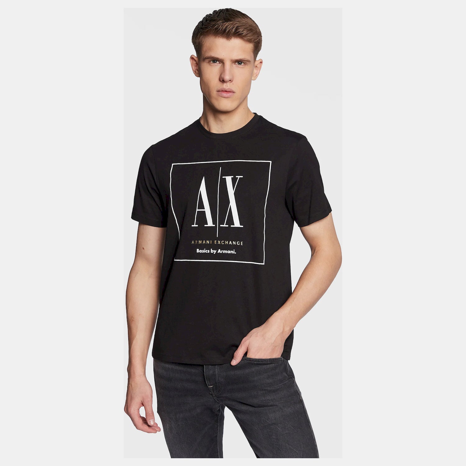 Armani Exchange T Shirt 3rztag Zj8ez Black Preto_shot3