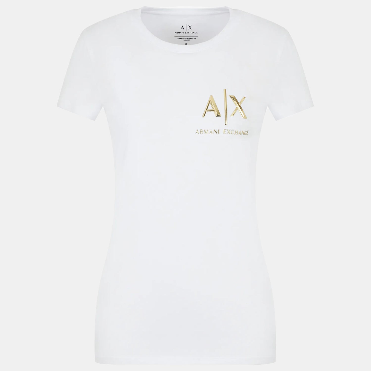 Armani Exchange T Shirt 6lyt52 Yj9xz White Branco_shot3