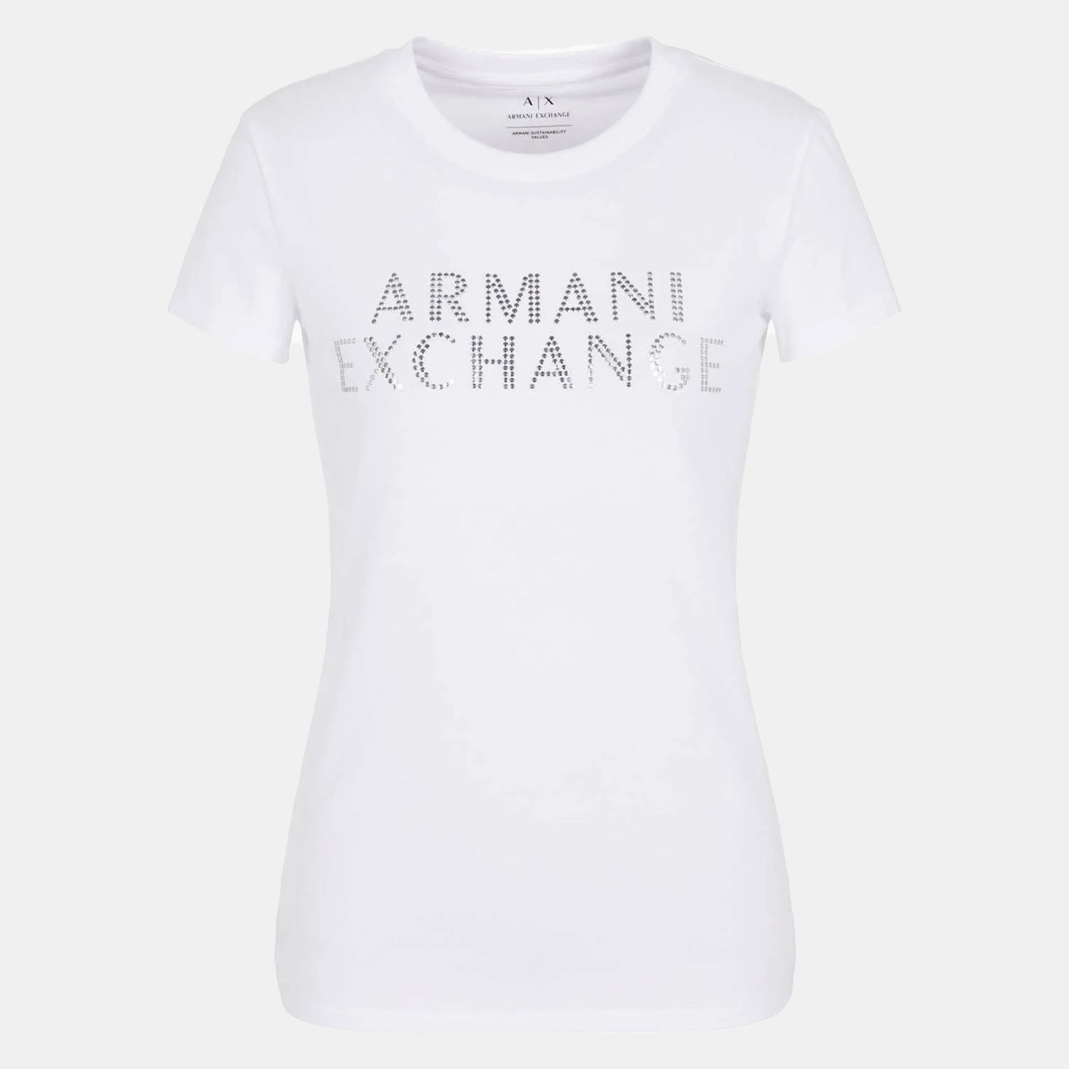 Armani Exchange T Shirt 6ryt07 Yj8qz White Branco_shot3