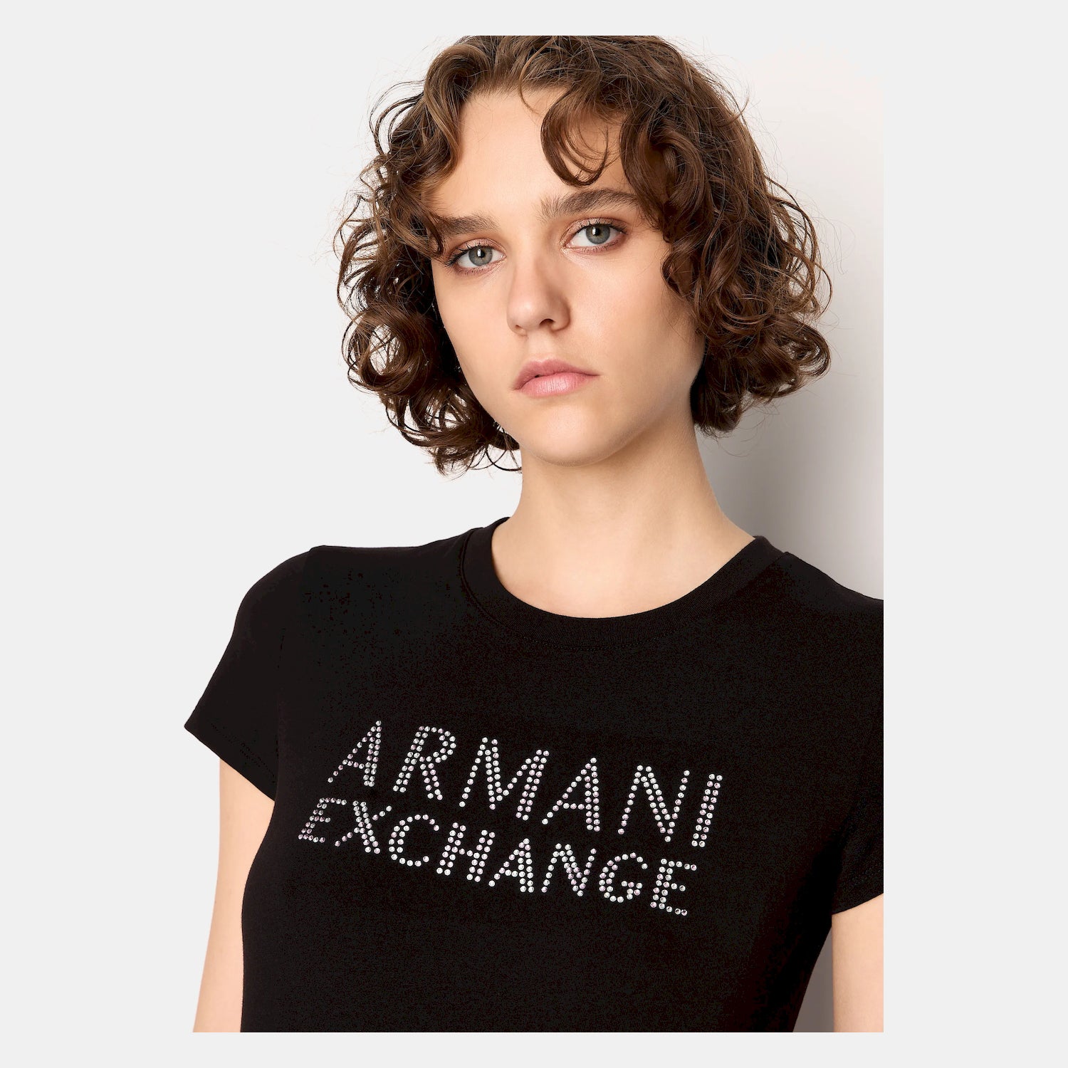 Armani Exchange T Shirt 6ryt36 Yjc7z Black Preto_shot2