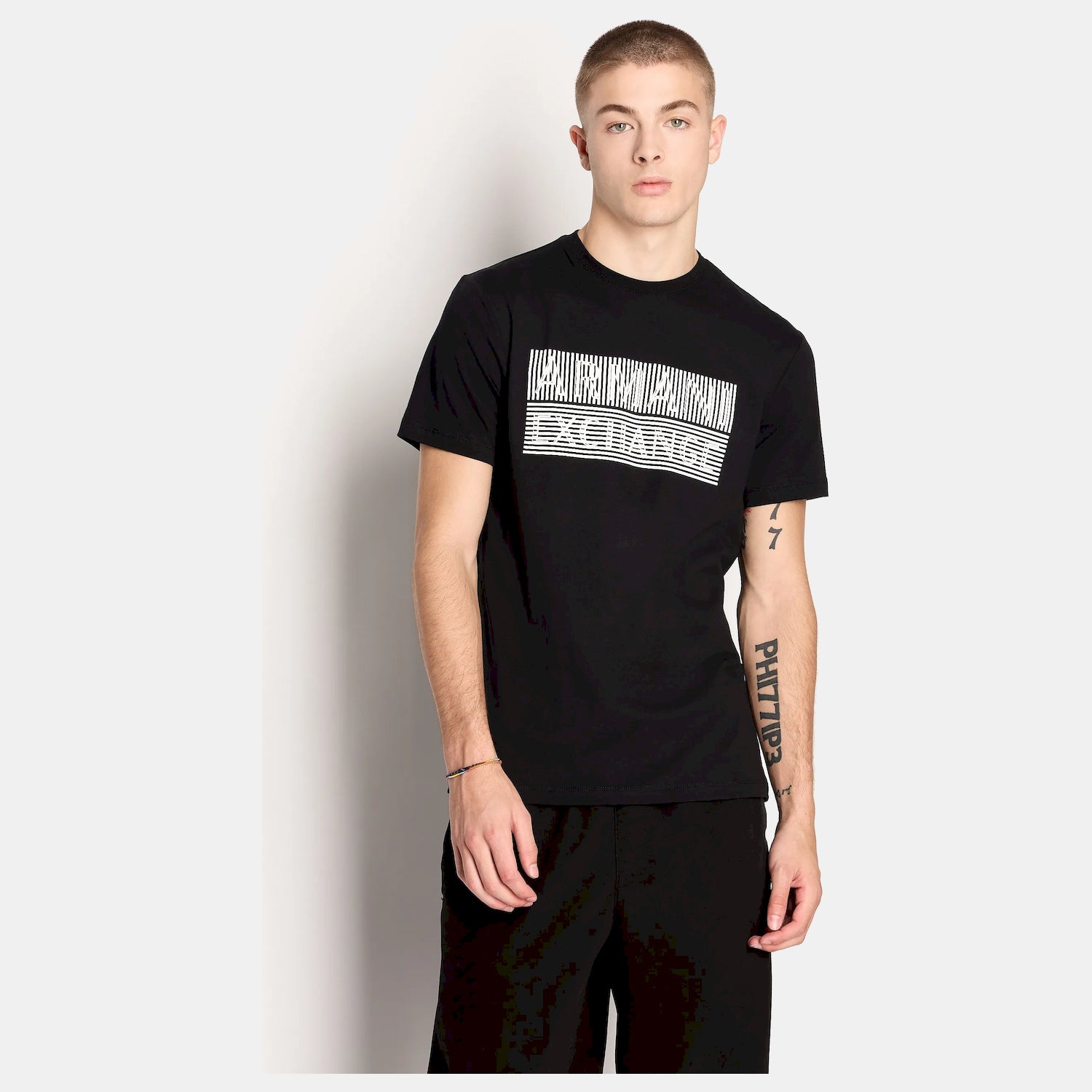 Armani Exchange T Shirt 6rztac Zj9tz Black Preto_shot4