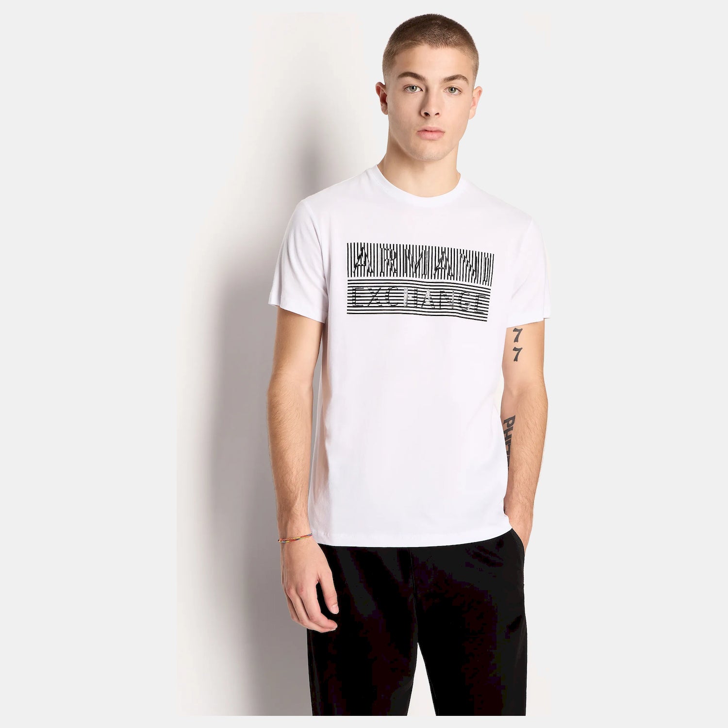 Armani Exchange T Shirt 6rztac Zj9tz White Branco_shot1