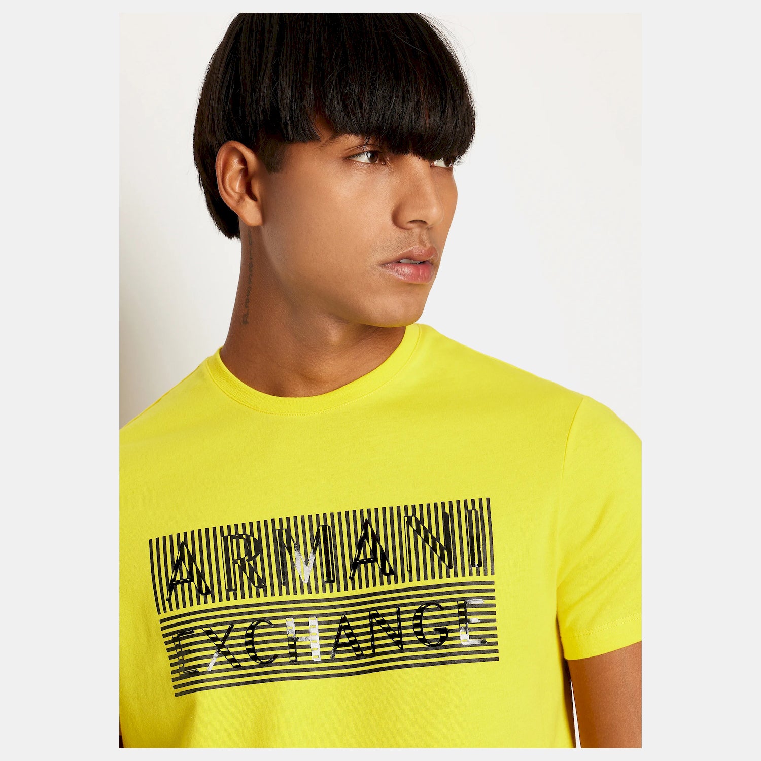 Armani Exchange T Shirt 6rztac Zj9tz Yellow Amarelo_shot3