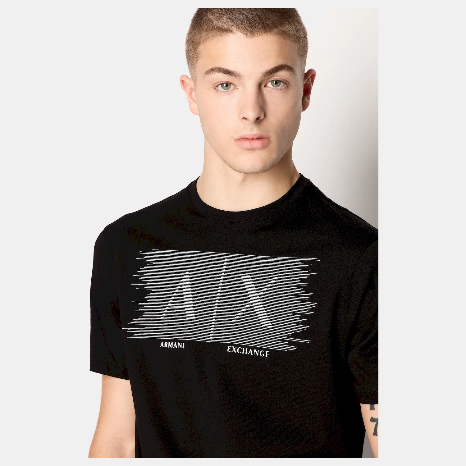 Armani Exchange T Shirt 6rzthb Zjh4z Black Preto_shot2