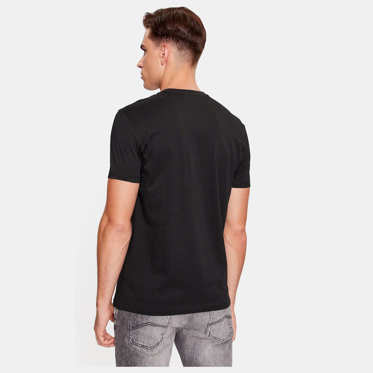 Armani Exchange T Shirt 6rztkd Zjbyz Black Preto_shot1