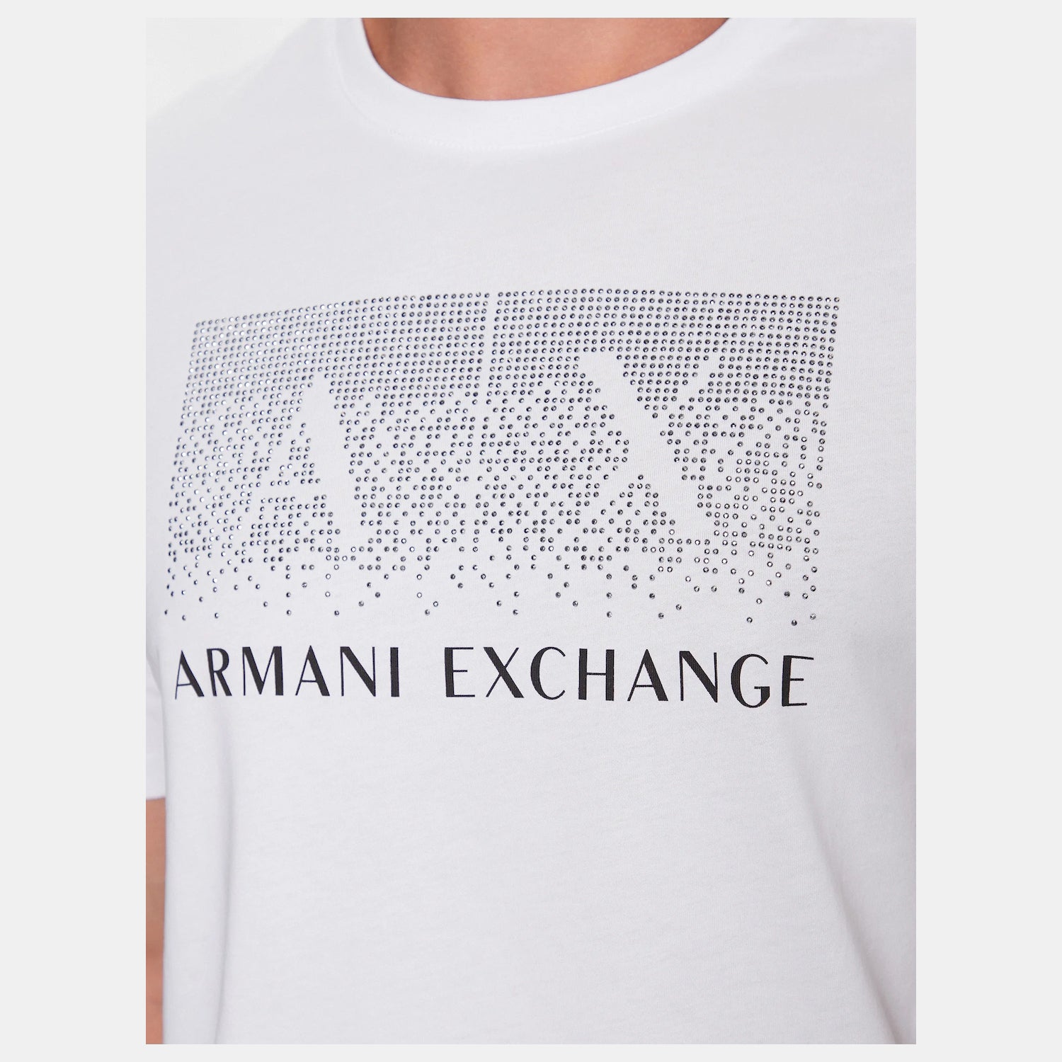Armani Exchange T Shirt 6rztke Zj8ez White Branco_shot2