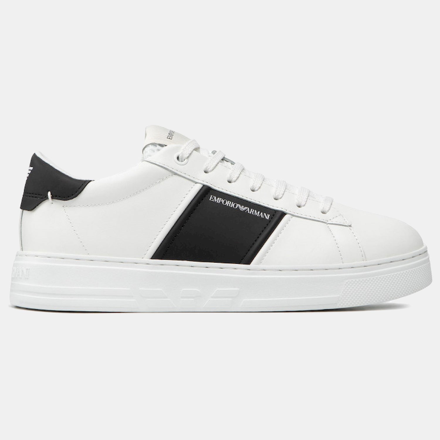 Armani Sapatilhas Sneakers Shoes X4x570 Xn010 Whi Black Branco Preto_shot2