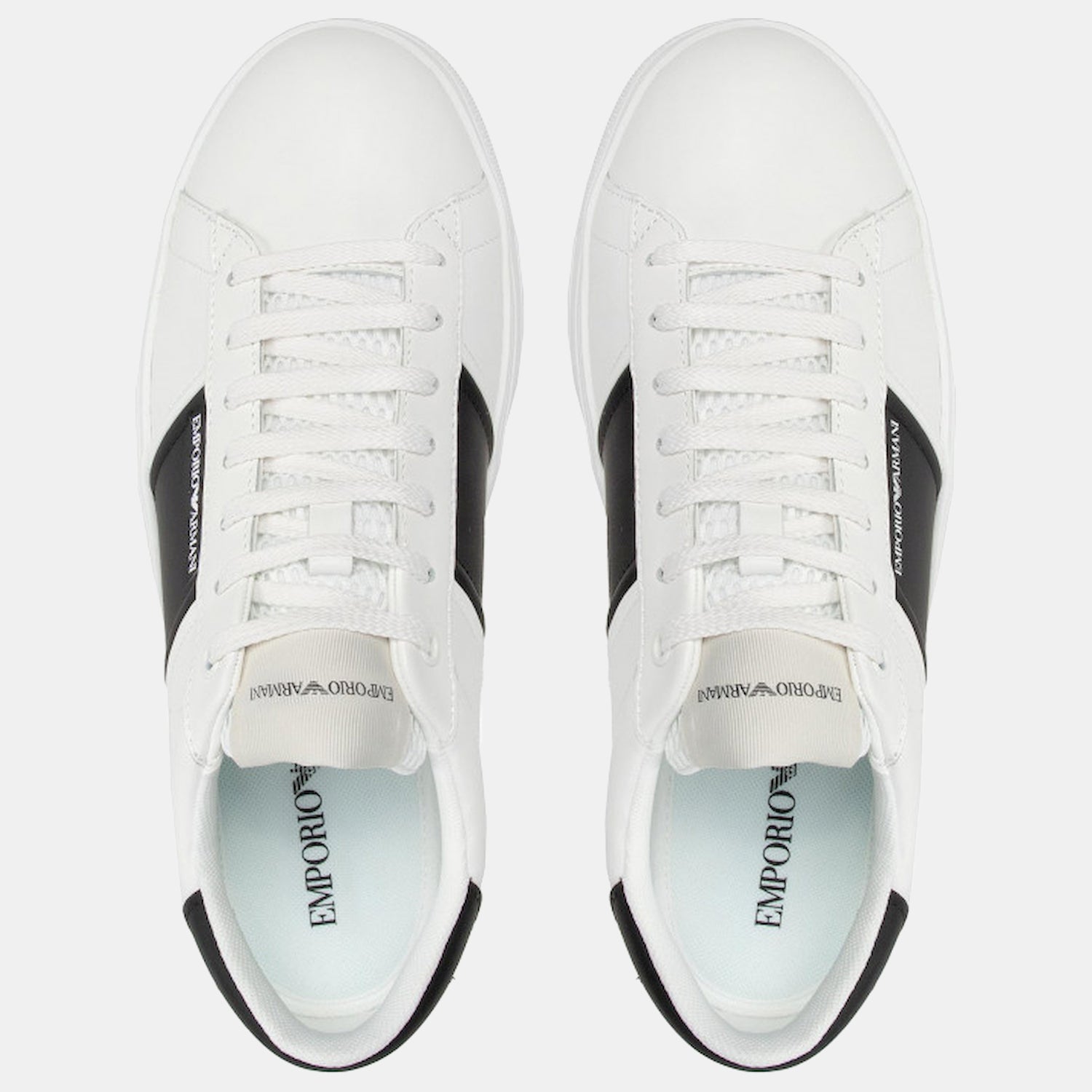 Armani Sapatilhas Sneakers Shoes X4x570 Xn010 Whi Black Branco Preto_shot6