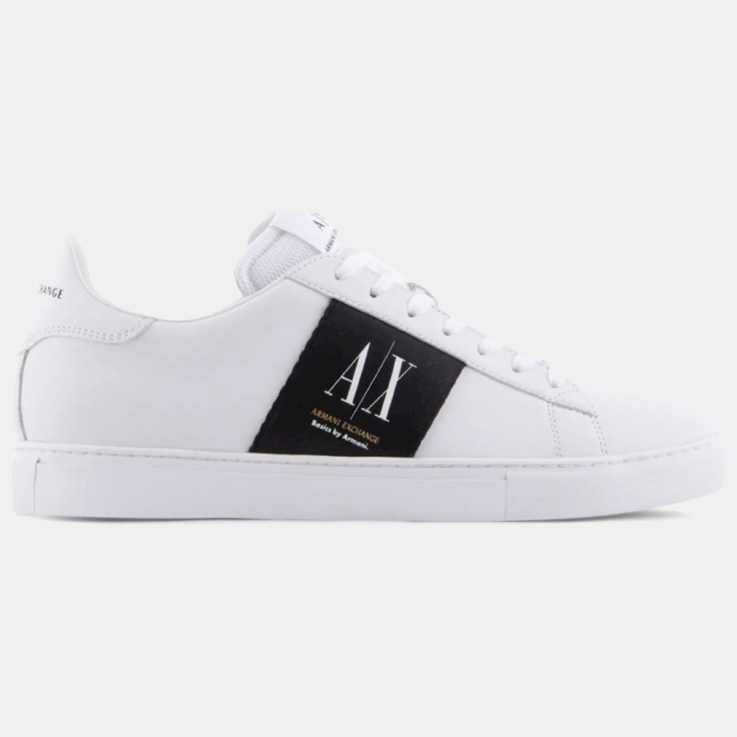Armani Sapatilhas Sneakers Shoes Xux173 Xv666 White Blk Branco Preto_shot4