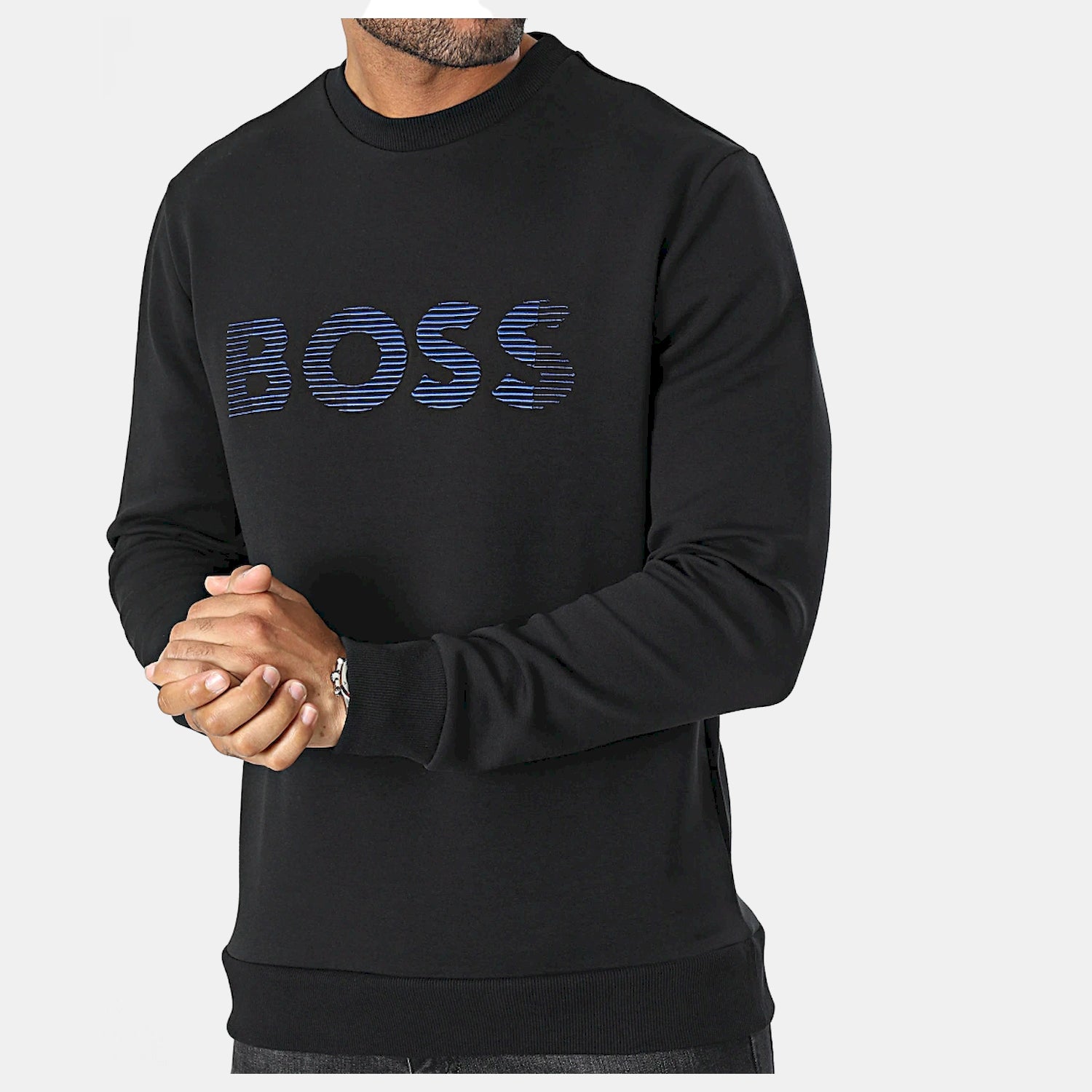 Boss Camisola Sweat Salbo 1 504935 Black Preto_shot3