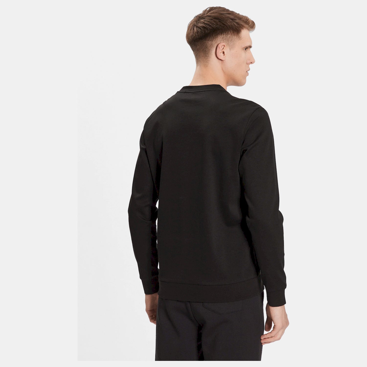 Boss Camisola Sweat Salbo Mirror Black Preto_shot3