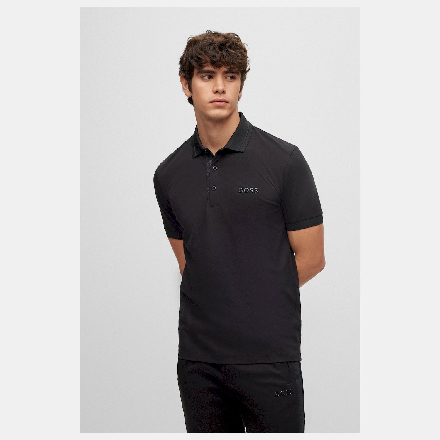 Boss Polo  Paddy Mirror Black Preto_shot3