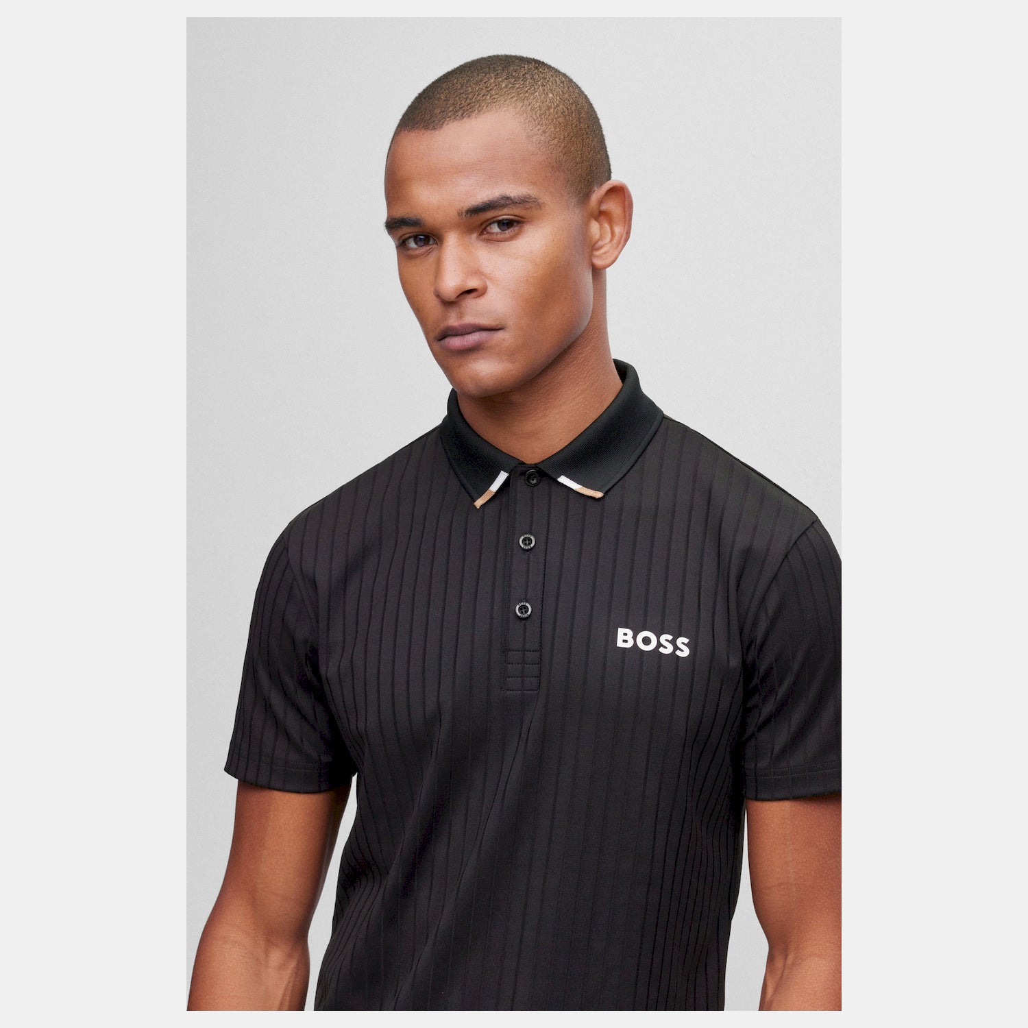 Boss Polo  Paddytech Black Preto_shot2