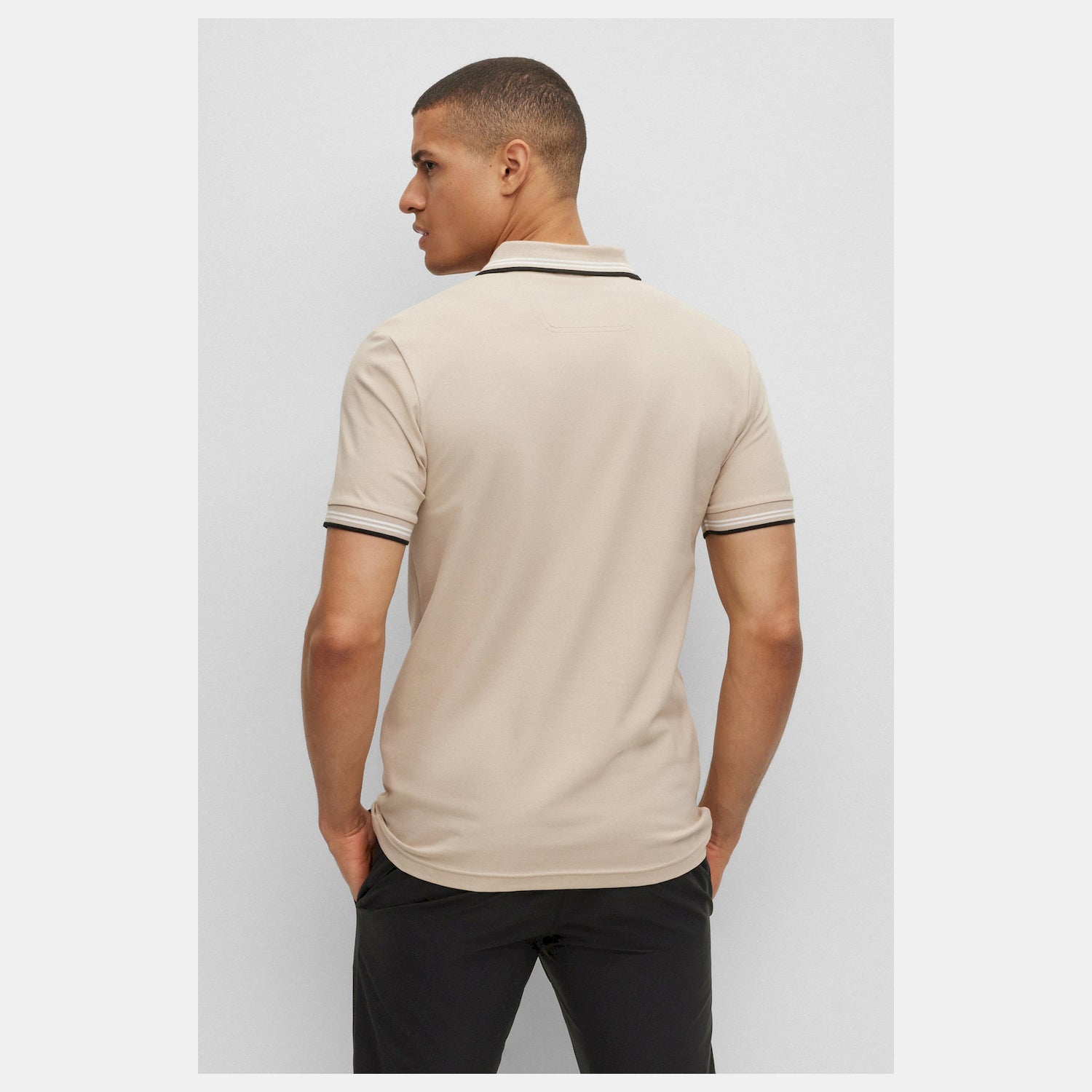 Boss Polo  Paul Curved 50 Beige Beige_shot3